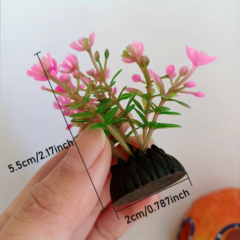 Aquarium Planted Background - 플라스틱 인조 수족관 식물 높이 범위