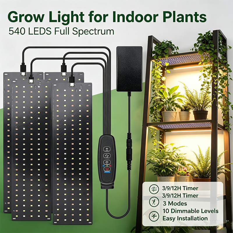 Planted Aquarium Pendant Light - 12V-캐비닛 아래 LED 식물 재배등, 실내