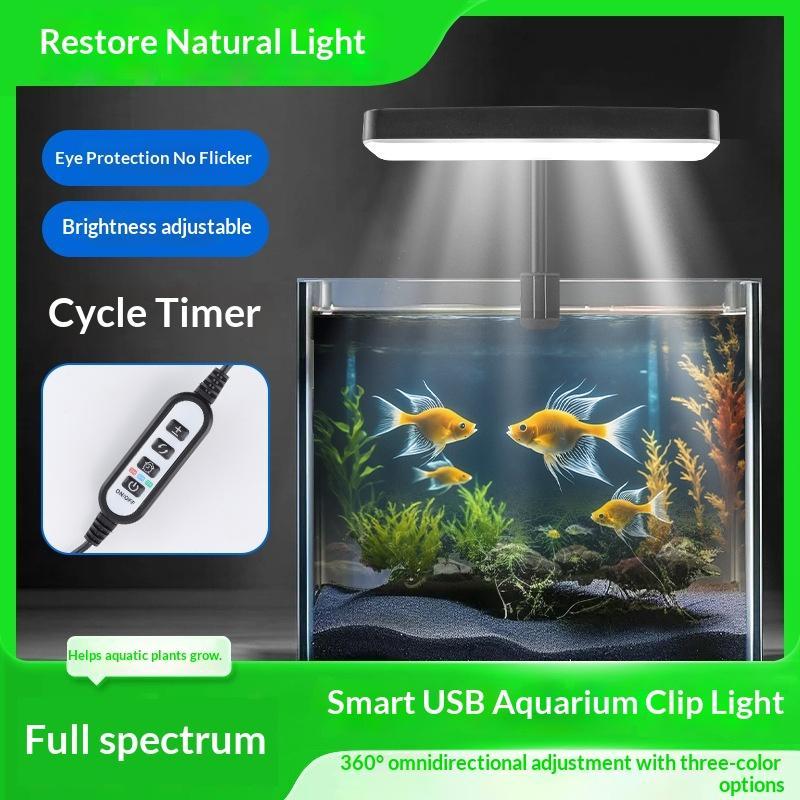 LED 방수 수족관 조명 360도 각도 조절 가능 타이 - Aquarium Planted 리뷰 및 가격