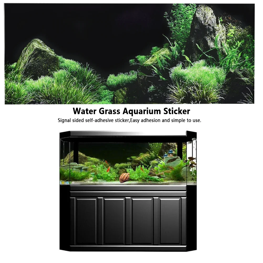 수족관 배경 3D 스티커 포스터, 수족관 배경 액세서리 - Aquarium Planted Background 리뷰 및 가격