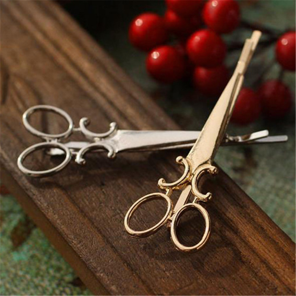 크리 에이 티브 가위 모양 여자 레이디 걸스 헤어 클립 - Trimming Scissor Set 리뷰 및 가격
