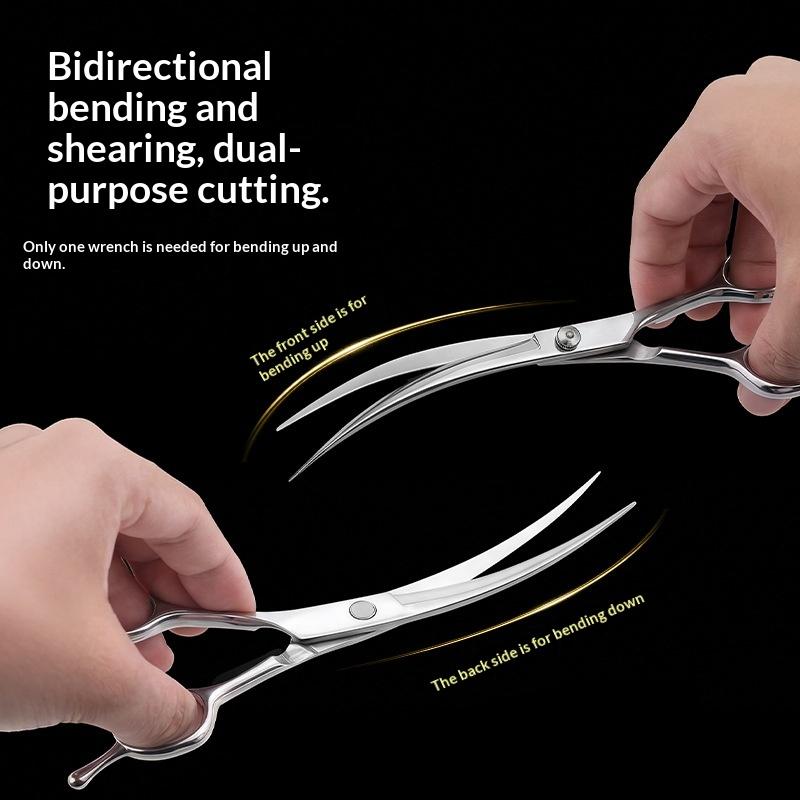 1Pcs 전문 트리밍 가위 구부러진 가위 애완 동물 미 - Trimming Scissor Set 리뷰 및 가격