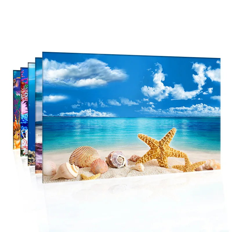 수족관을위한 배경 3d 스티커 포스터 물고기 탱크 수족 - Aquarium Planted Background 리뷰 및 가격
