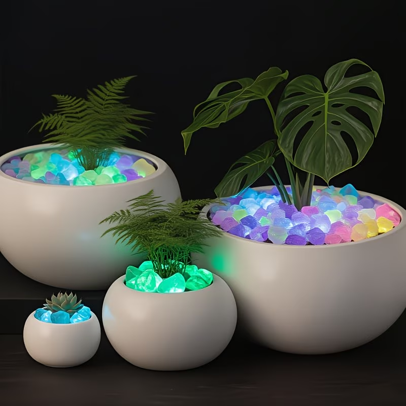 300PCS 빛나는 조약돌 세트, 0.9-1.5cm 수 - Aquarium Planted 리뷰 및 가격