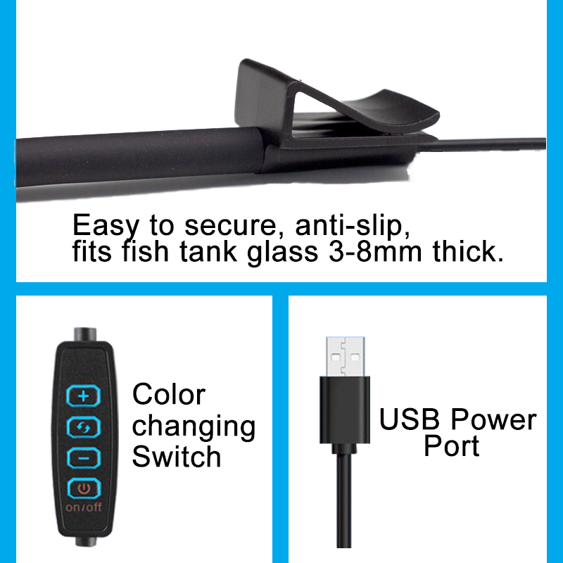 USB 수족관 LED 램프 어항 조명 장식 수생 식물  - Planted Aquarium Pendant Light 리뷰 및 가격