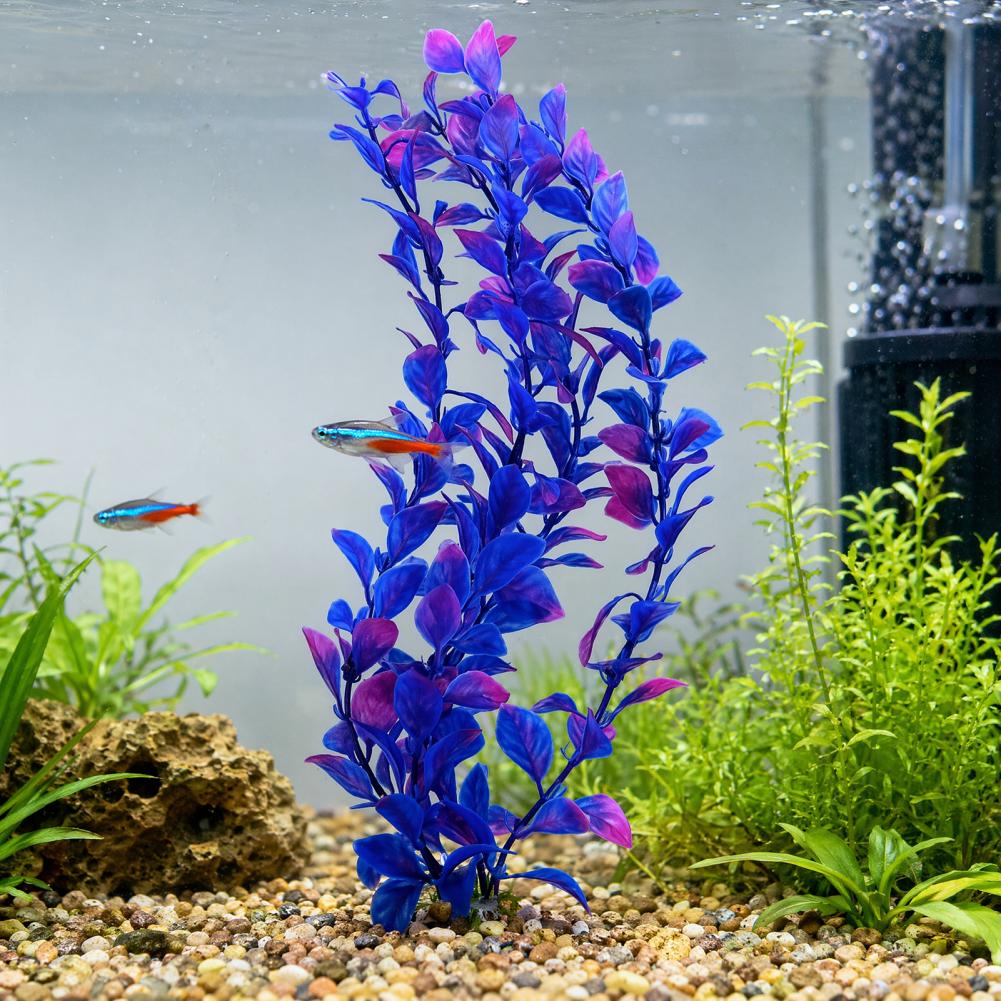인공 수초 무게추가 있는 자갈 바닥 어항 장식 인공 어 - Planted Aquarium For Goldfish 리뷰 및 가격