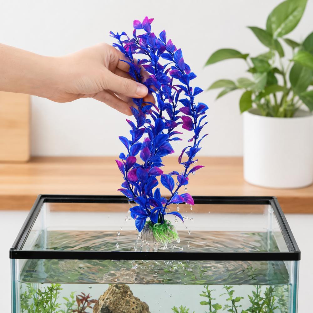 인공 수초 무게추가 있는 자갈 바닥 어항 장식 인공 어 - Planted Aquarium For Goldfish 리뷰 및 가격