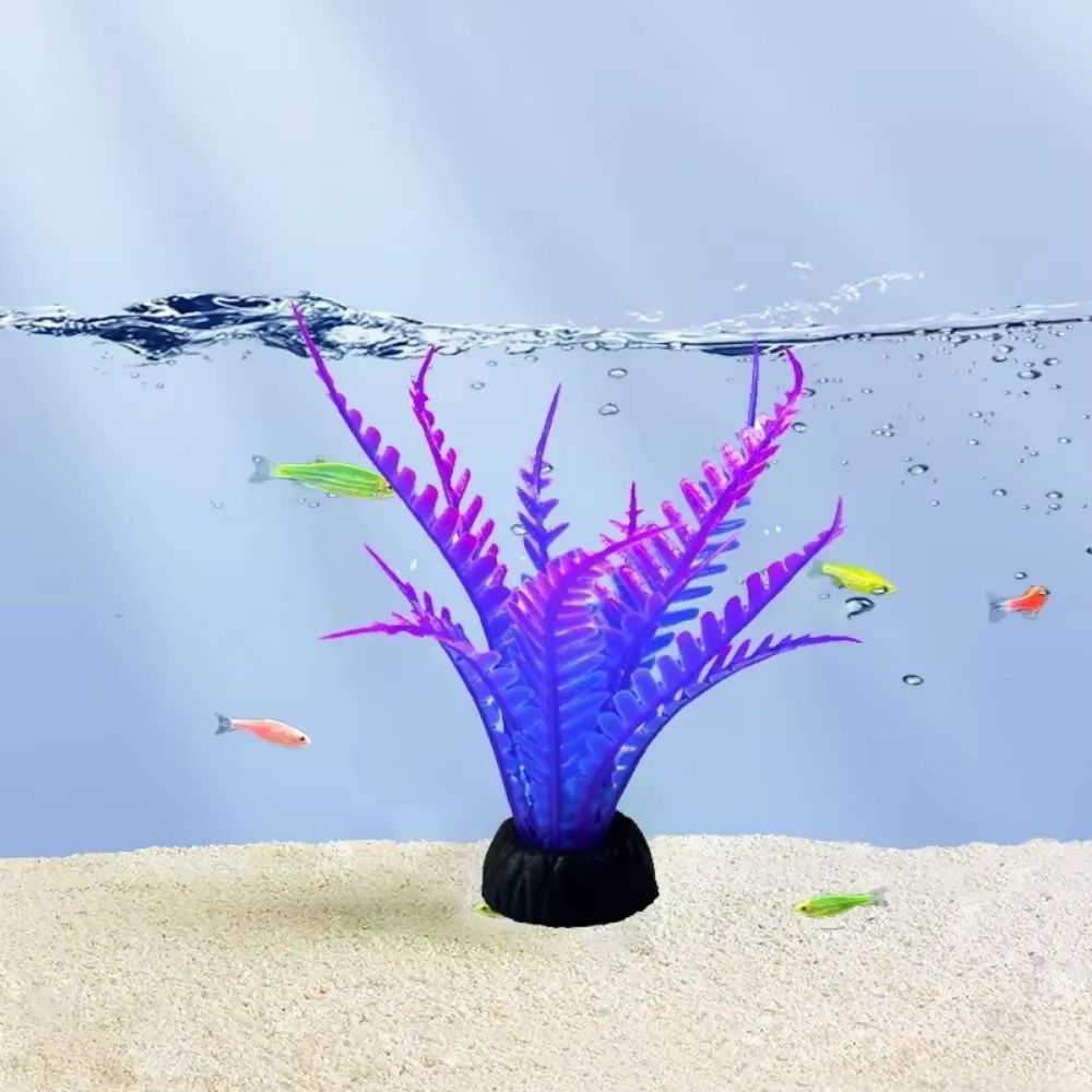 플라스틱 인조 수족관 식물, 높이 4~8cm, 낮은 풀 - Aquarium Planted Background 리뷰 및 가격