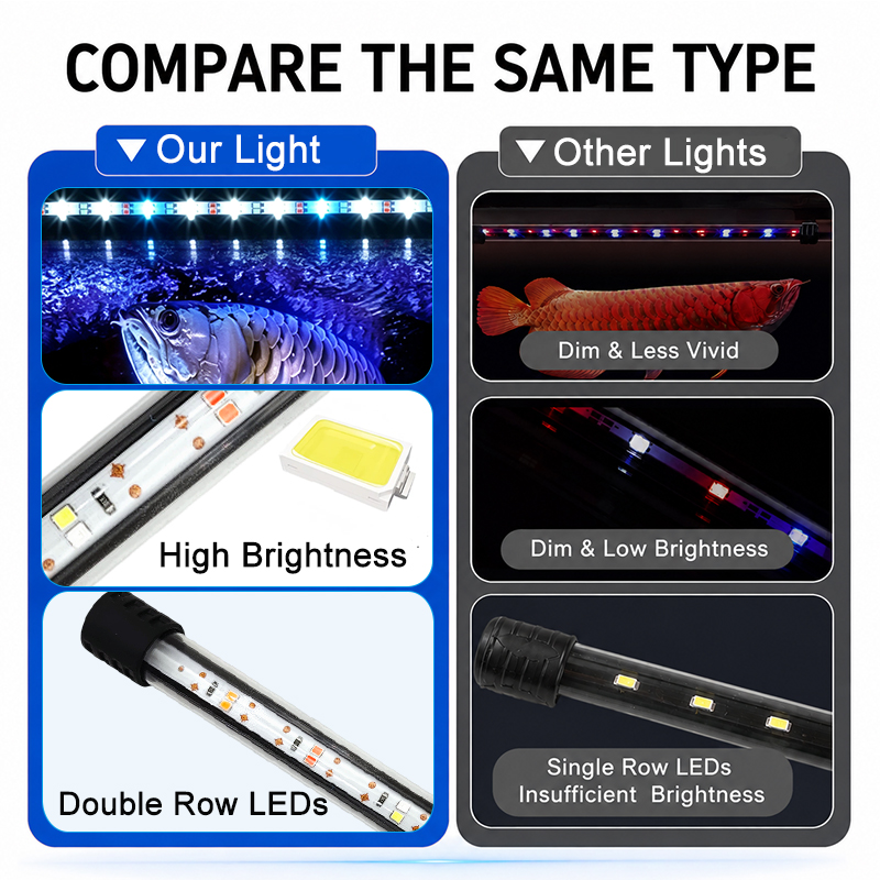 18-58cm USB 풀 스펙트럼 수족관 LED 스트립 - Planted Aquarium Pendant Light 리뷰 및 가격