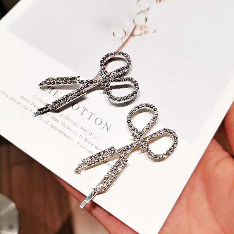 최신 패션 가위 전체 드릴 럭셔리 라인석 사이드 클립  - Trimming Scissor Set 리뷰 및 가격