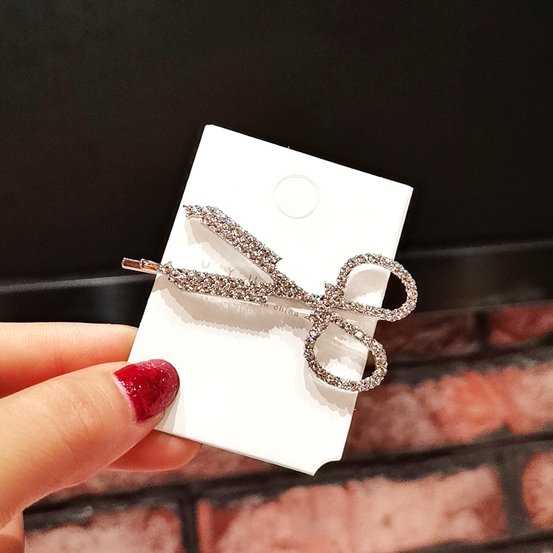 최신 패션 가위 전체 드릴 럭셔리 라인석 사이드 클립  - Trimming Scissor Set 리뷰 및 가격