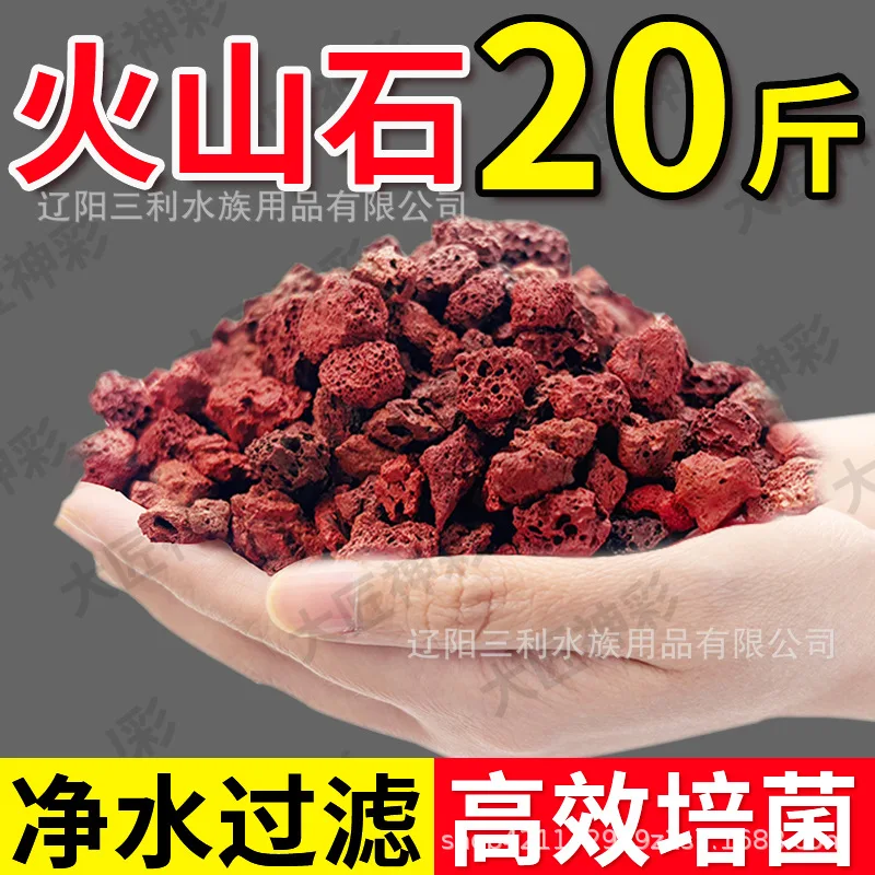 자연산 다공성 붉은색 용암석, 어항 여과재, 화산석,  - Aquarium Plant Red 리뷰 및 가격