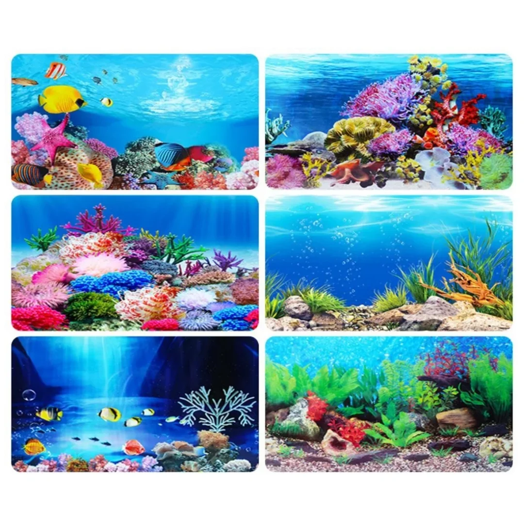 배경 수족관 3D 스티커 포스터 장식, 어항 해양 식물 - Aquarium Planted Background 리뷰 및 가격