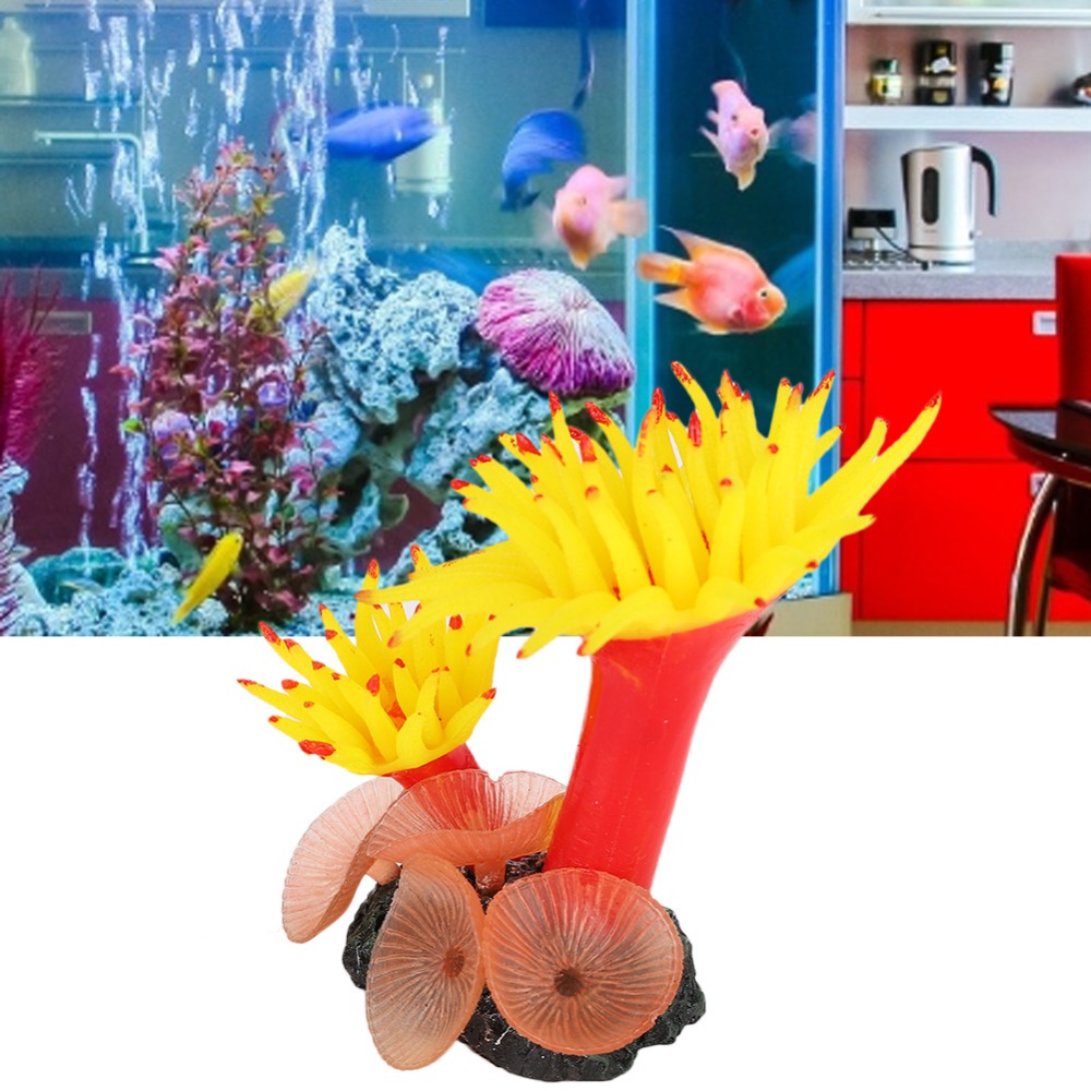 인공 식물 밝은 색상 인공 산호 부드러운 시뮬레이션 디 - Aquarium Planted Background 리뷰 및 가격