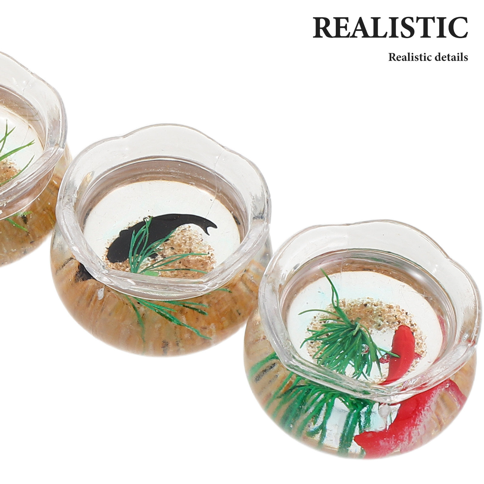 미니 물고기 어항 5개 세트, 작은 원형 금붕어 어항, - Aquarium Planted 리뷰 및 가격