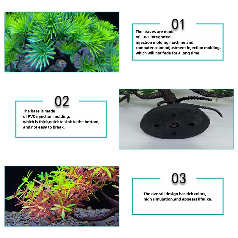 수족관 분재, 식물, 어항 장식, 인조 식물, 꽃 장식 - Planted Aquarium For Goldfish 리뷰 및 가격