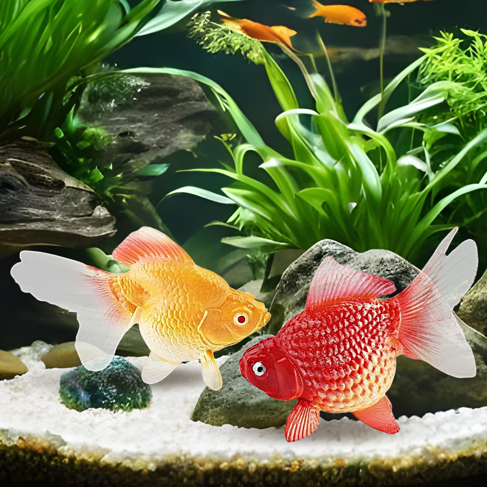 가짜 금붕어 2개/세트 인공 가짜 금붕어 사실적인 움직 - Planted Aquarium For Goldfish 리뷰 및 가격