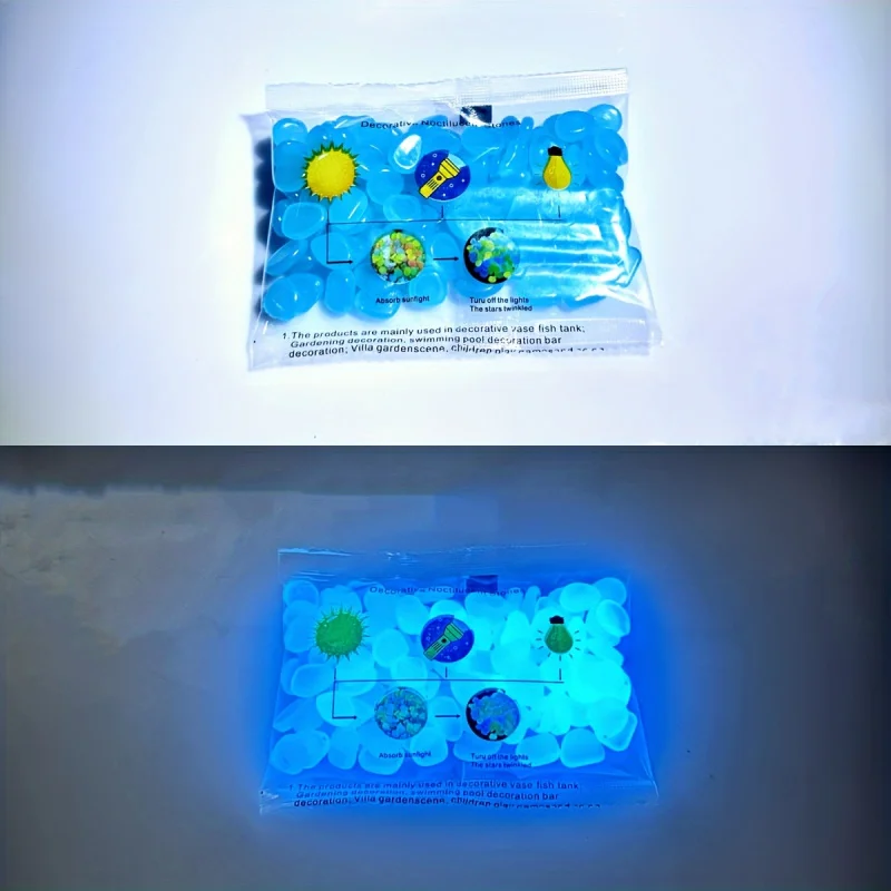 100개입, 야광 레진 조약돌, 어두운 곳에서 빛나는  - Aquarium Plant Original 리뷰 및 가격