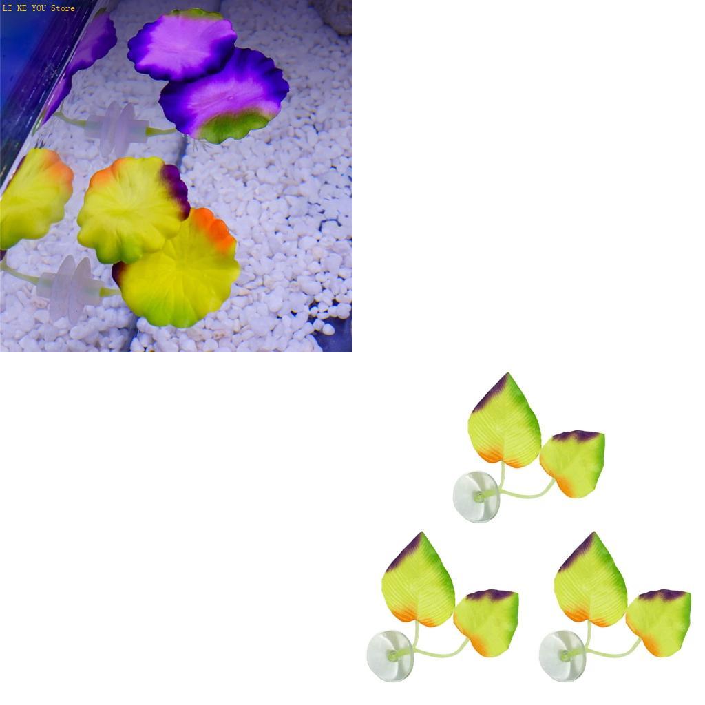 W3JE 3Pcs 인공 다채로운 수생 식물 작은 수족관 - Aquarium Planted Background 리뷰 및 가격